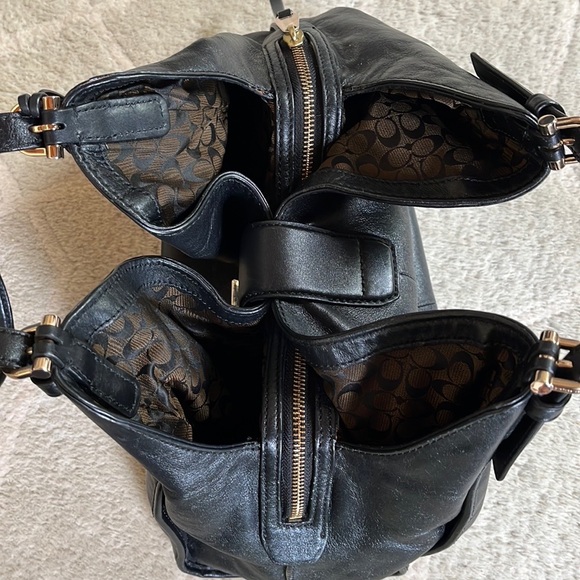 Coach Madison Leather Carlyle Shoulder Bag - Picture 4 of 16